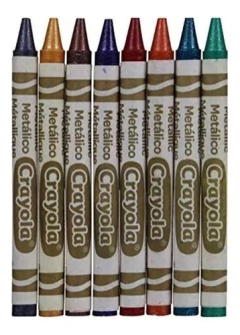 Crayola - Giz De Cera Metallic - 8 Cores na internet