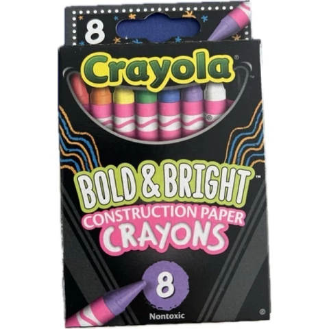 Crayola - Giz De Cera Bold & Bright - 8 Cores - comprar online