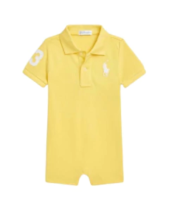 Romper Ralph Lauren Amarela - RL2076 - Tamanho 9 meses na internet