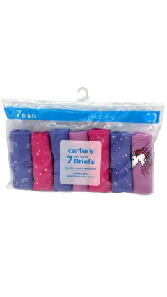 Kit 7 Calcinhas Carters - 2R168610 - Tamanho 4-5 anos na internet