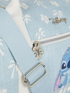 Bolsa de Viagem Stitch Azul/Branco - Mimos de Orlando