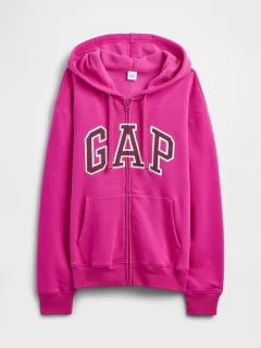 Moletom Gap Zíper Feminino Bright Fúcsia -GAP2345 - Tamanho P - loja online