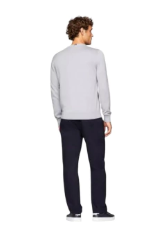 Sweater Masculino Tommy Hilfiger Azul Claro Acinzentado - TH3212 - Tamanho M - Mimos de Orlando