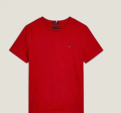 Camiseta Tommy Hilfiger Vermelha- TH0486 - Tamanho 2 - 3 anos na internet