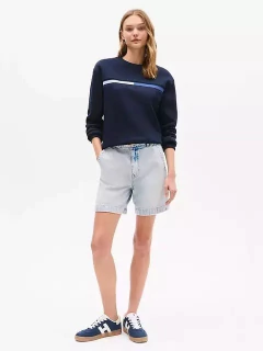 Moletom Tommy Hilfiger Feminino Azul Marinho - TH6292 - Tamanho GG na internet