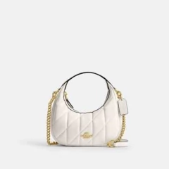 Bolsa Coach Carmen Mini Crossbody Gold Pearl - comprar online