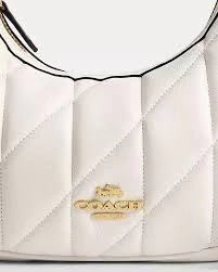 Bolsa Coach Carmen Mini Crossbody Gold Pearl na internet