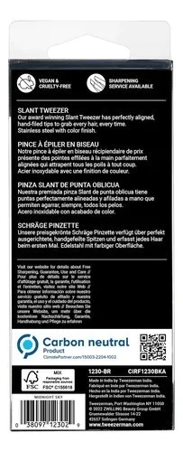 Pinça Slant Tweezer Importada Eua Tweezerman Alemã 9,5 Cm - loja online