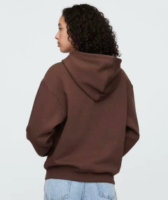 Imagem do Conjunto Moletom GAP Feminino Zíper Marrom - GAP08- Tamanho P