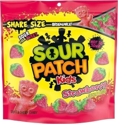 SOUR PATCH Kids – Bala macia e mastigável de morango - 340 gramas - comprar online