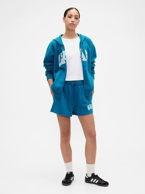 Moletom Gap Zíper Feminino Azul Petróleo -GAP004 - Tamanho M - comprar online