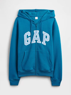 Moletom Gap Zíper Feminino Azul Petróleo -GAP004 - Tamanho M - Mimos de Orlando