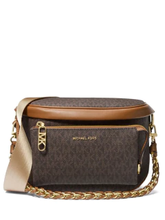 Pochete Michael Kors Marrom Logo - comprar online
