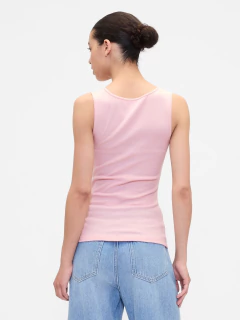 Regata Gap canelada Rosa Claro - GAP9099- Tamanho G na internet