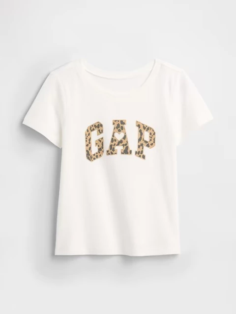 Camiseta Gap White Leopard - GAP01- Tamanho 3 anos - comprar online