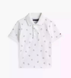 Camiseta Strech Polo Tommy Hilfiger Branca - TH6716 - Tamanho 2 - 3 anos na internet