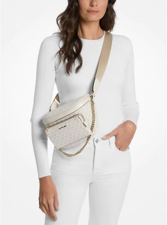 Pochete Michael Kors Média Vanilla Logo - comprar online