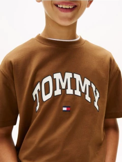 Camiseta Tommy Hilfiger Marrom - TH80 - Tamanho 14 anos - Mimos de Orlando