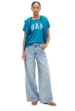 Camiseta Feminina Azul Petróleo - GAP 501 - Tamanho PP na internet