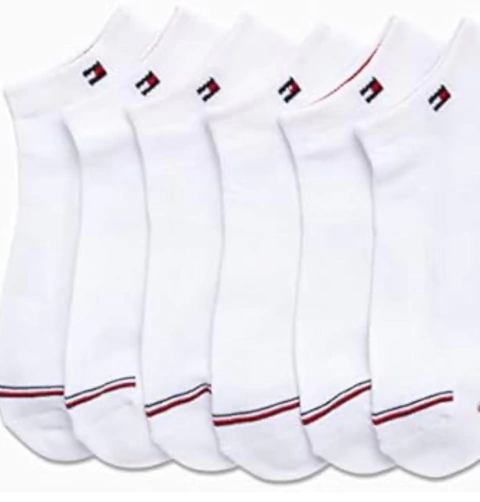 Kit 7 Pares de Meias Tommy Hilfiger Branca - TH31 - Tamanho 6 - 24 meses - comprar online