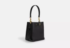 Imagem do New Bolsa Coach Rowan bucket bag in signature canvas Black