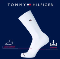 Kit 5 pares de meias Masculinas Tommy Hilfiger - Tamanho 38-44 na internet