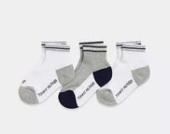 Kit 3 Pares de Meia Tommy Hilfiger - Tamanho 7 - 10 anos na internet