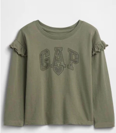 Camiseta Infantil Manga Longa Gap Menina - GAP00234 - Tamanho 2 anos na internet