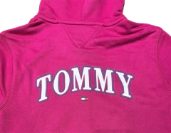 Imagem do Moletinho Zíper Tommy Hilfiger Infantil Rosa Pink - TH6870 - Tamanho 6 - 7 anos