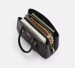 Bolsa COACH Savannah Small Carryall Bag - Black na internet