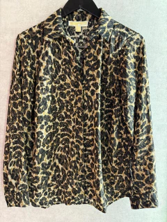 Camisa Michael Kors Feminina Dark Camel - Tamanho M