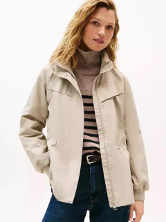 Jaqueta Ultra Leve Feminina Tommy Hilfiger Gelo - TH0345 - Tamanho GG - Mimos de Orlando