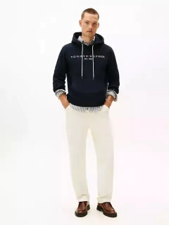 Moletom Fleece Tommy Jeans Masculino Azul Marinho - TH059 - Tamanho GG - Mimos de Orlando