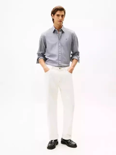 Camisa Social Masculina Cinza escuro Tommy Hilfiger - TH709 - Tamanho GG - Mimos de Orlando