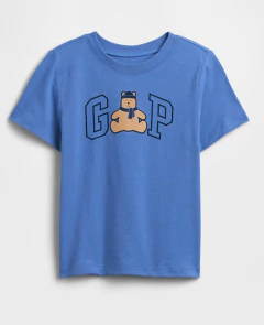 Camiseta Infantil Gap Azul Urso - GAP441 - Tamanho 5 anos - comprar online