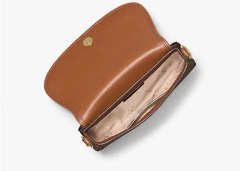 Bolsa Michael Kors Mila Small Signature Logo Brown - comprar online