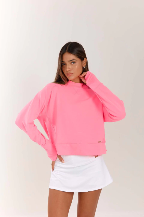 Buzo Ambar Rosa Flúo