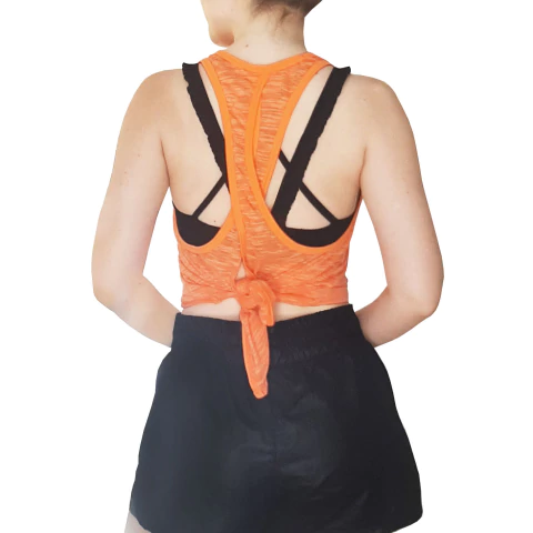 Musculosa Rita Naranja fluo - comprar online
