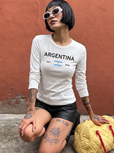 REMERA ARGENTINA BANDERA