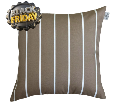 Capa de Almofada 45x45 Acquablock Interna Listrada Fendi