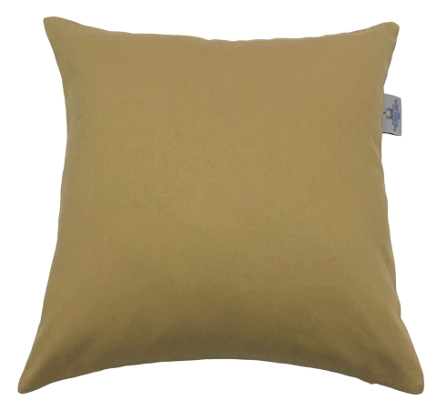 Capa de Almofada 45x45 Sarja Lisa Caramelo