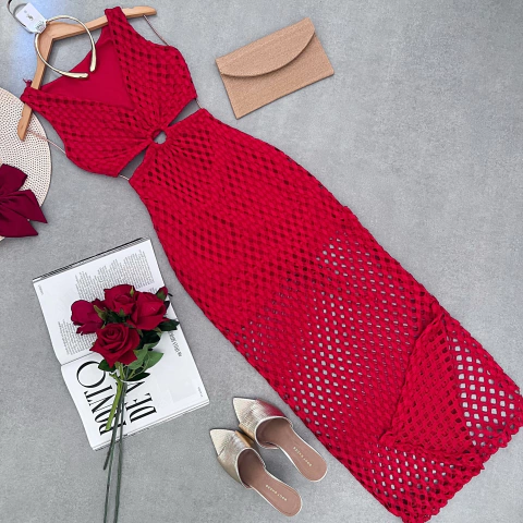 Vestido Longo Guipir