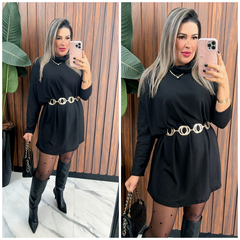 Vestido Poncho Lãzinha