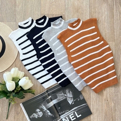 Blusa Tricô Modal Listras Vitória