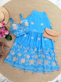 Conjunto Cropped e Saia Longa Lese - comprar online