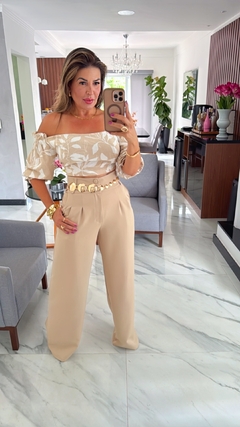 Calça Pantalona Alfaiataria - BellaChic