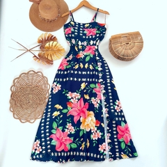 Vestido Longo Floral - comprar online