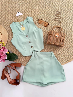 Imagem do Conjunto Colete + Shorts Saia
