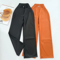 Wide Leg Couro Eco - comprar online