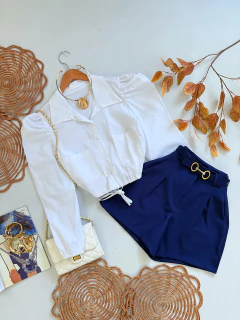 Cropped Tricoline - comprar online